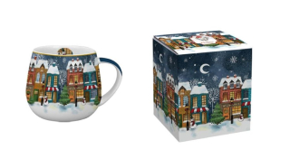 Christmas City Hrnček BARYLKA 430ml